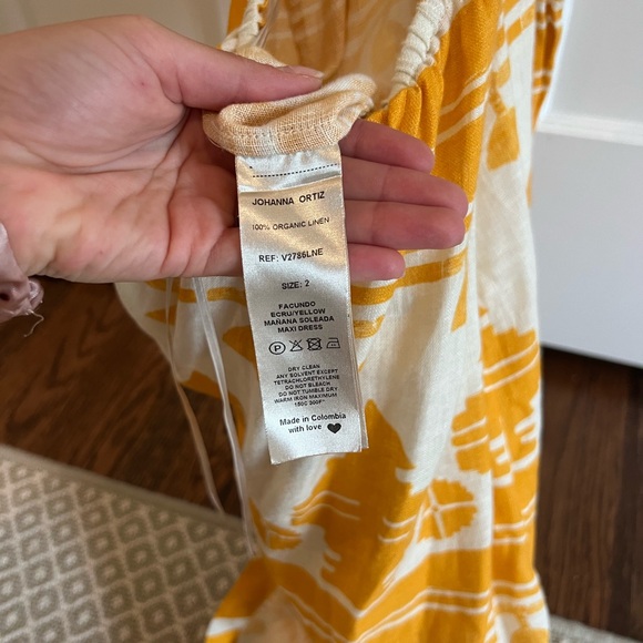 Johanna Ortiz Facundo Printed Linen Maxi Dress - Picture 7 of 9